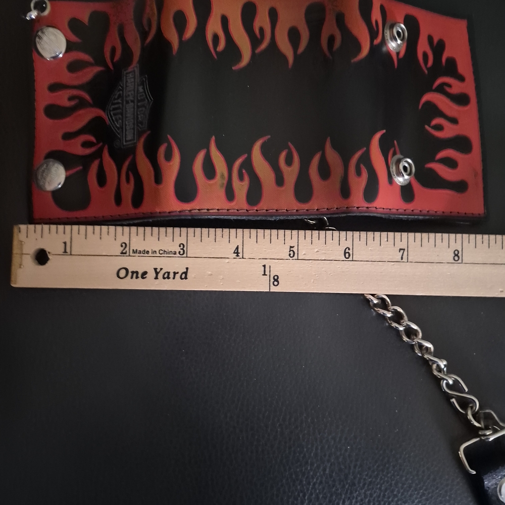 Harley-Davidson Black and Orange Flame Money Clip - Picture 8 of 8